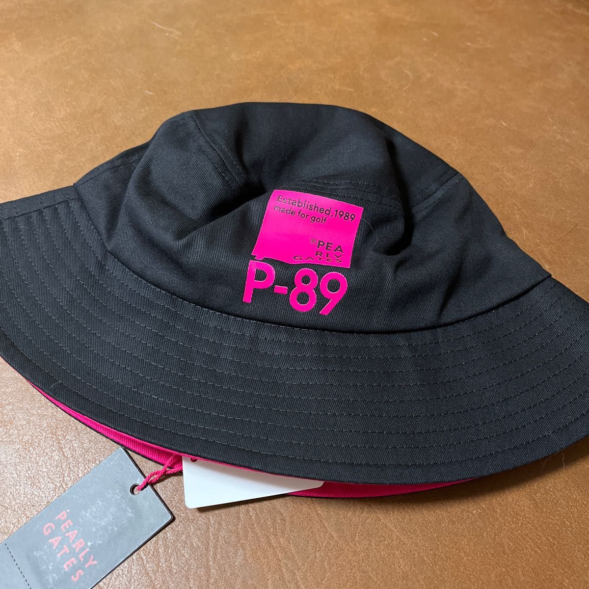 パーリーゲイツ P-89ロゴ ハット (UNISEX) バケットハット 新品タグ