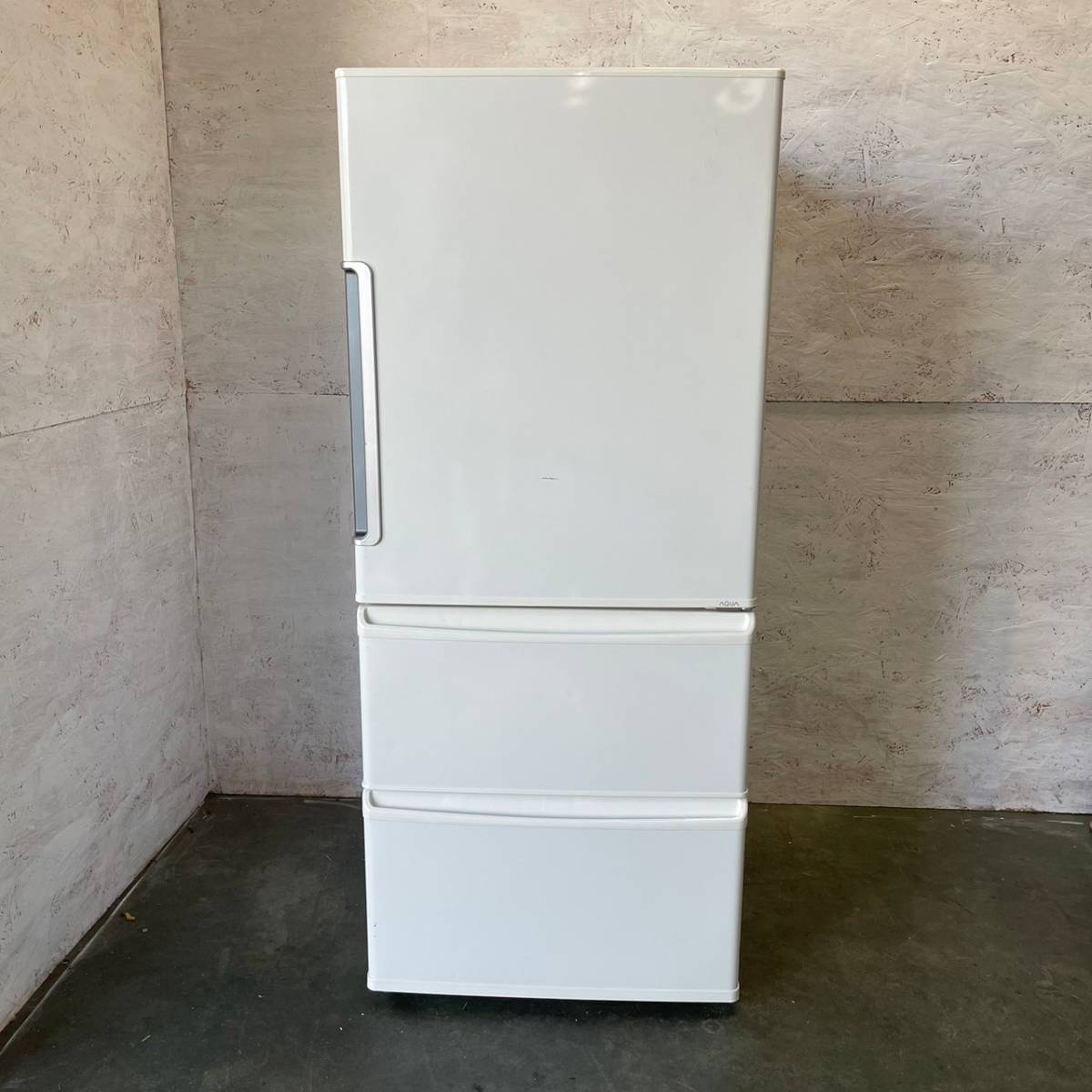 在庫限り】 3ドア冷凍冷蔵庫 アクア 【AQUA】 容量272L 2017年製 (W