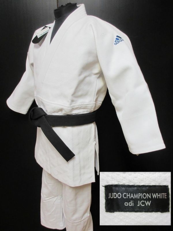  special price! 195cm 6.5 number B body adidas Adidas judo put on Champion white CHAMPION WHITE top and bottom new goods 