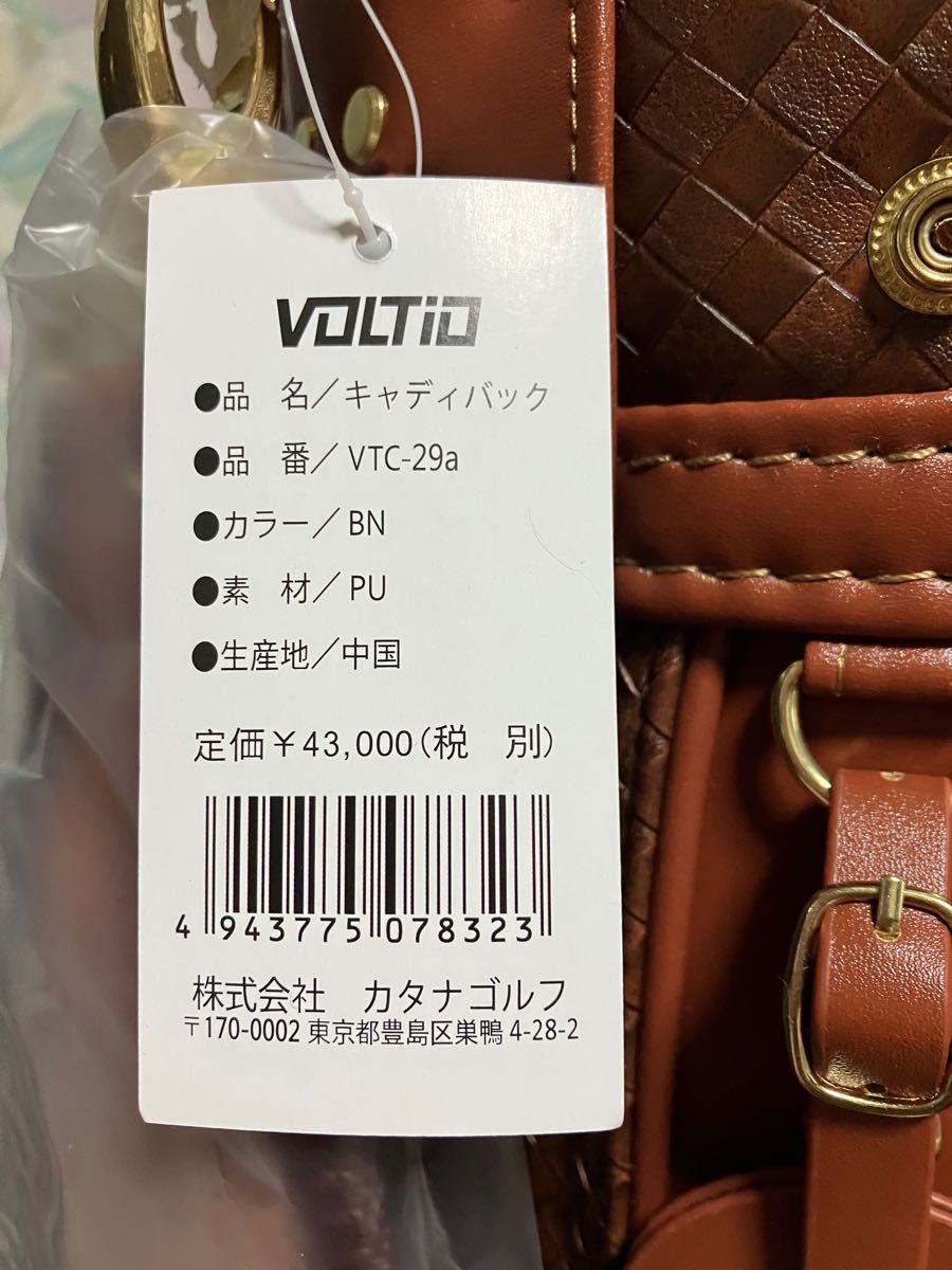 新品 カタナ ゴルフ VTC-29 キャディバッグ ブラウン KATANA 新品 カタナ ゴルフ VTC-29 キャディバッグ ブラウン KATANA