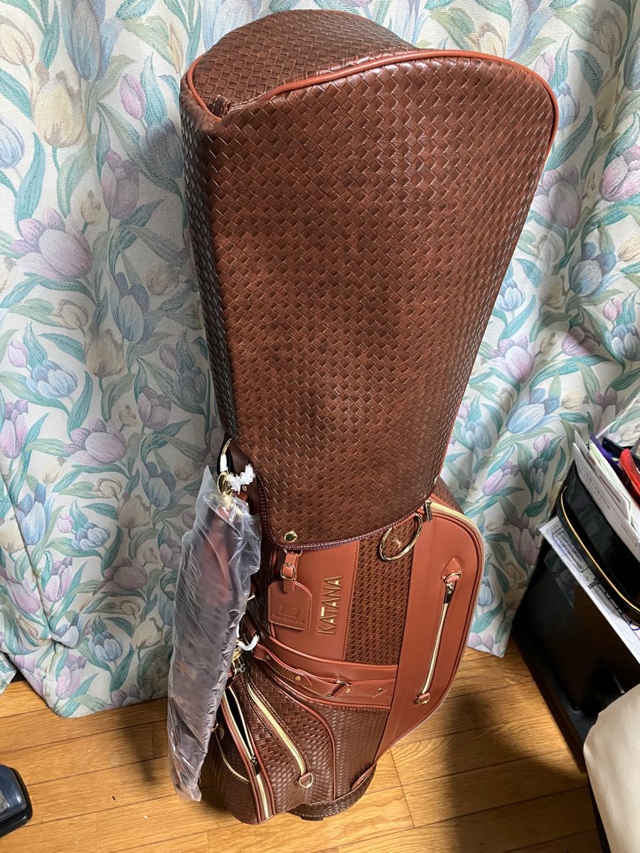 新品 カタナ ゴルフ VTC-29 キャディバッグ ブラウン KATANA 新品 カタナ ゴルフ VTC-29 キャディバッグ ブラウン KATANA