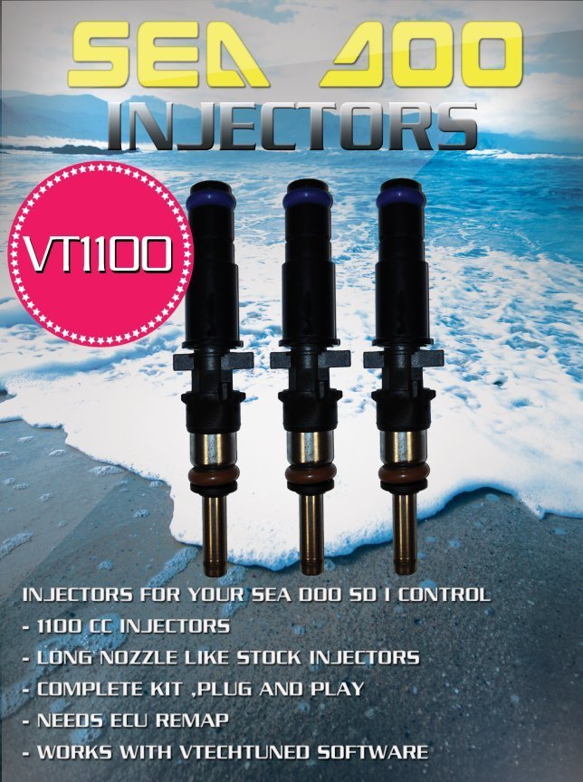 全てのアイテム SEADOO VT1100 Kit RIVA STAGE3 Injector Fuel VT1100