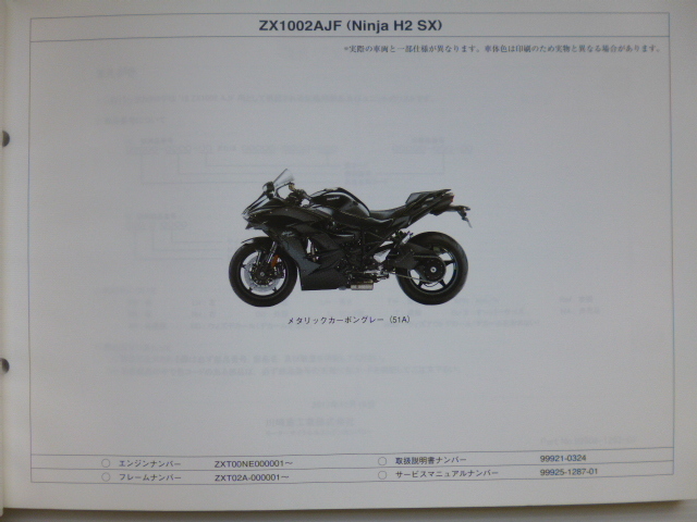 Ninja H2 SX 2018 ZX1002A ZX1002B 尊く サービスマニュアル Ninja H2 SX 2018 ZX1002A ZX1002B 尊く サービスマニュアル