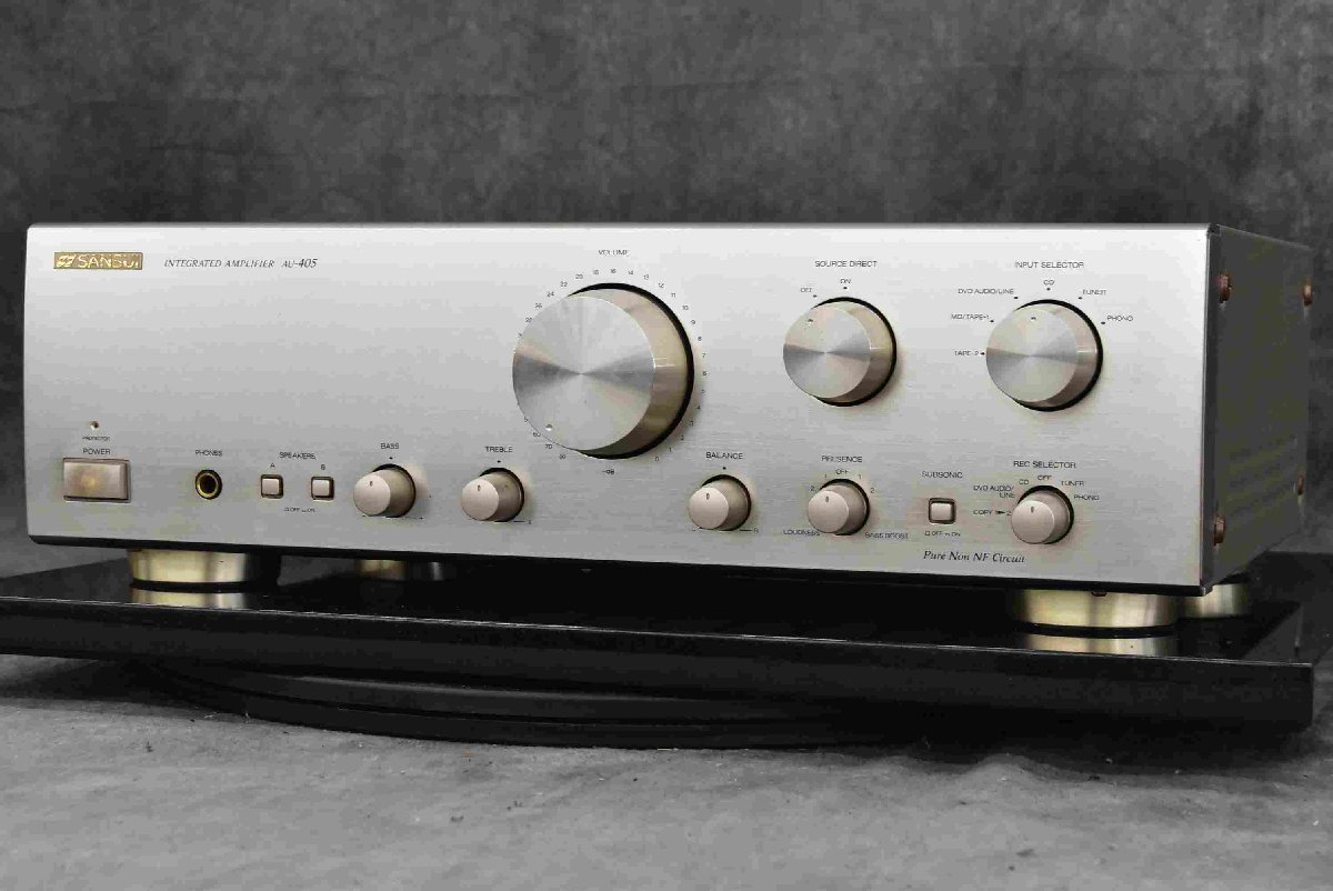 SANSUI AU-405 プリメインアンプ メンテナンス施工済み中古品 Yahoo!オークション - F SANSUI サンスイ AU-405 プリメイン