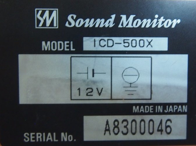 サウンドモニター ( sound monitor) DTA-500X+ICD-500X 自動車 サウンドモニター ( sound monitor) DTA-500X+ICD-500X 自動車