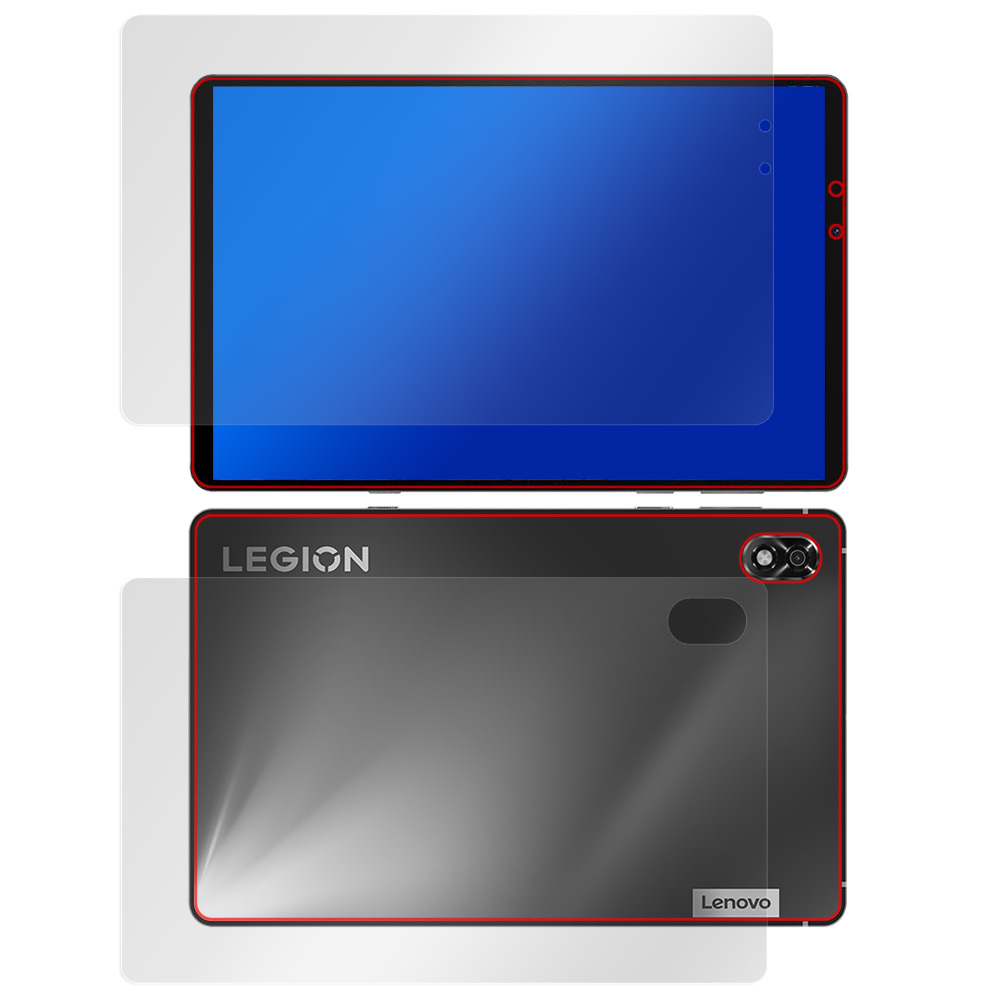 Lenovo Legion Y700 2022 表面 背面 フィルム OverLay 9H Brilliant レノボ タブレット用保護フィルム 表面・背面セット 9H 高硬度 高光沢_画像3