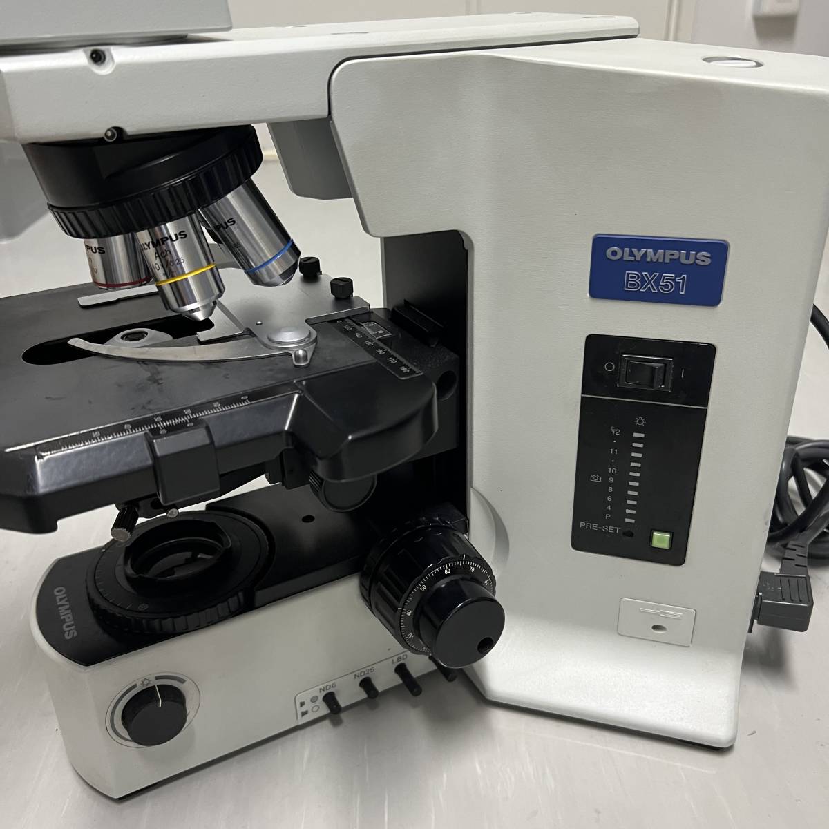 上品 OLYMPUS オリンパス システム生物顕微鏡 BX51TF 対物レンズ4本