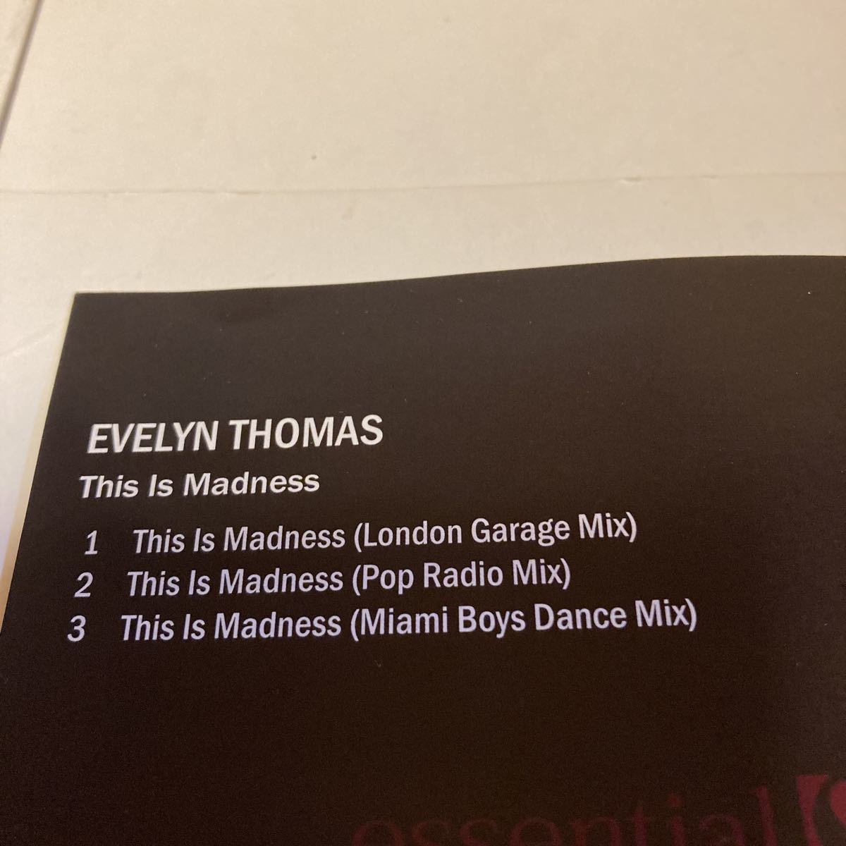 a EVELYN THOMAS イヴリン・トーマス This Is Madness ディス・イズ・マッドネス DISCO ディスコ ハイエナジー HI-NRG マハラジャ 80s _画像5