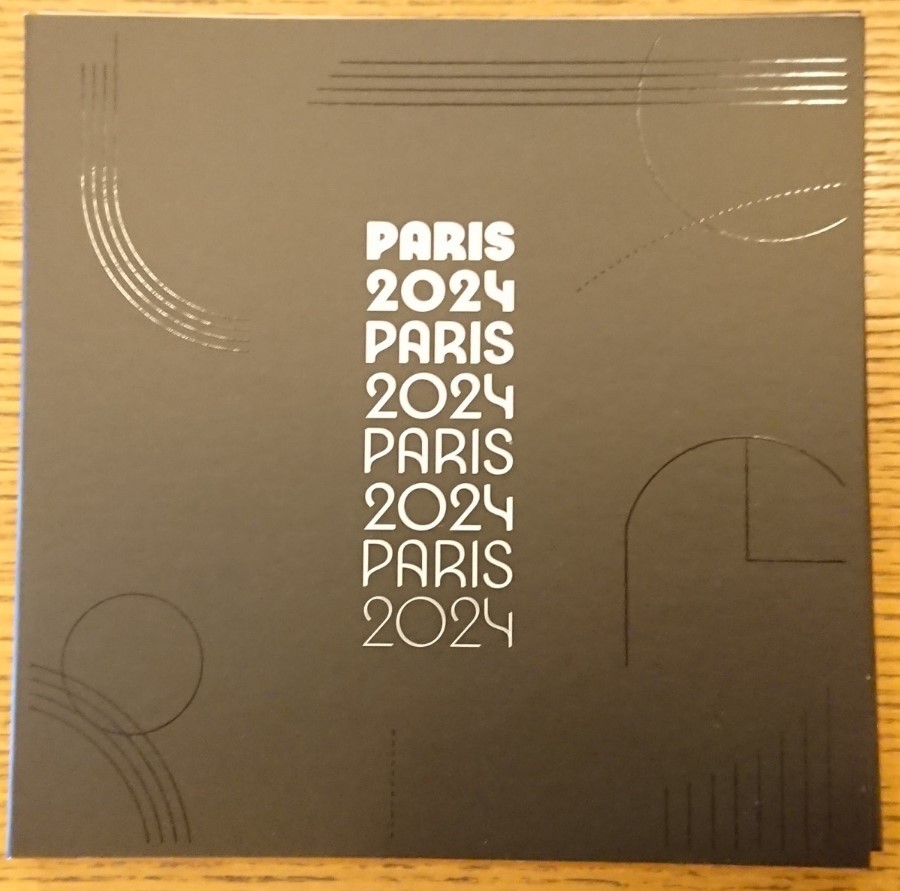 フランス パリ2024 オリンピック・パラリンピック開催記念 1/4ユーロ 銅貨 専用コレクションアルバムの画像1