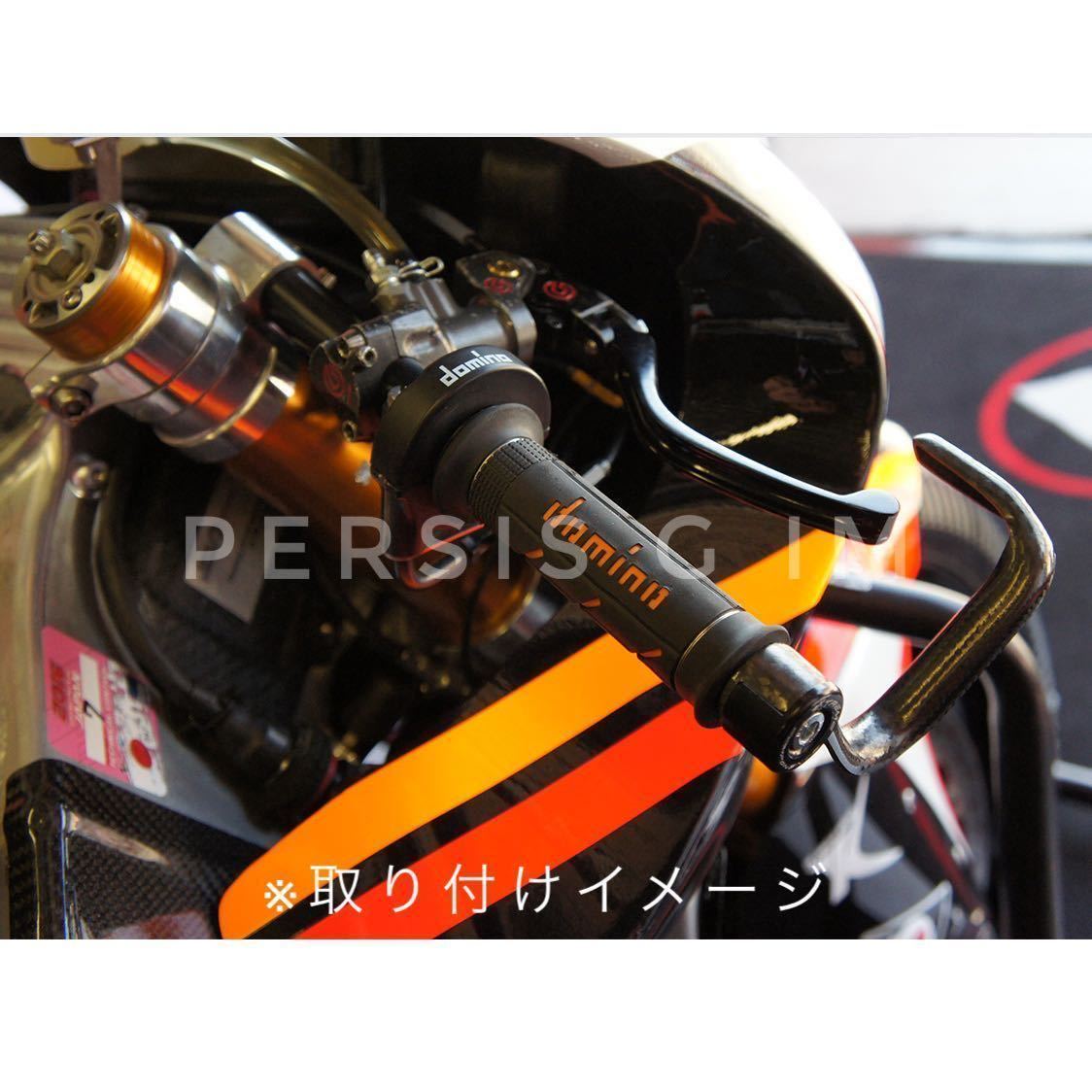 汎用バイク用グリップ左右セット グレー 22.2mm貫通タイプ 原付 アドレスv125 シグナスx ジョグ ライブディオzx マジェスティc マグザム_画像4