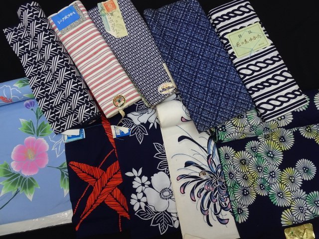 中古 綿 浴衣 反物 10本セット【100サイズ】 | JChere雅虎拍卖代购