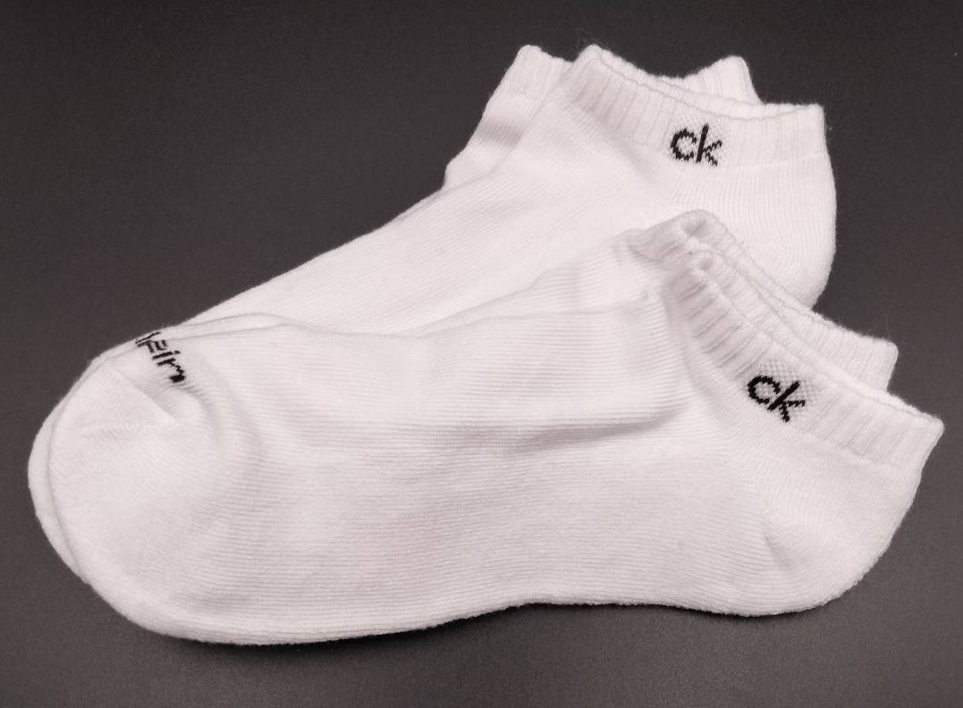 Calvin Klein(カルバンクライン) メンズソックス ショートアンクル 白 2足セット 男性用靴下 CVM201NS27