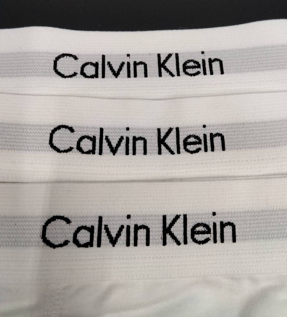 【Ｍサイズ】Calvin Klein(カルバンクライン) コットンストレッチ ボクサーパンツ ホワイト 3枚組 メンズボクサーパンツ 男性下着 U2662の画像3