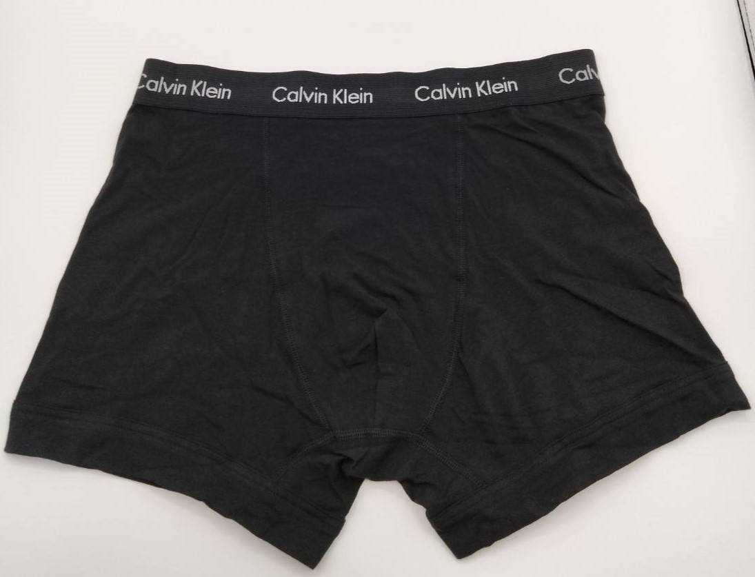 【Lサイズ】Calvin Klein(カルバンクライン) コットンストレッチ ボクサーパンツ 黒1枚 メンズボクサーパンツ 男性下着 U2662