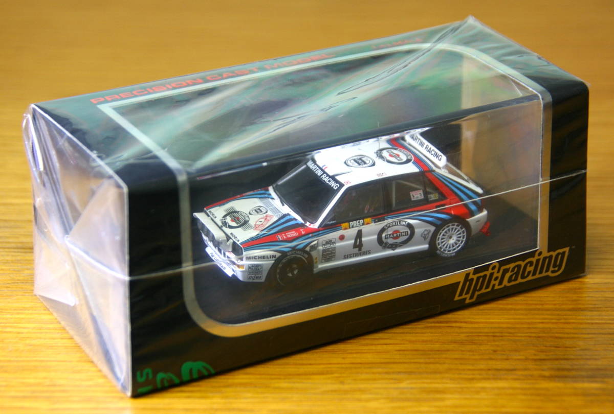 ■絶版品■【hpi-racing】1/43 ランチア デルタ HF インテグラーレ (#4) 1992 モンテカルロ マルティニ ライトポッド仕様_画像2