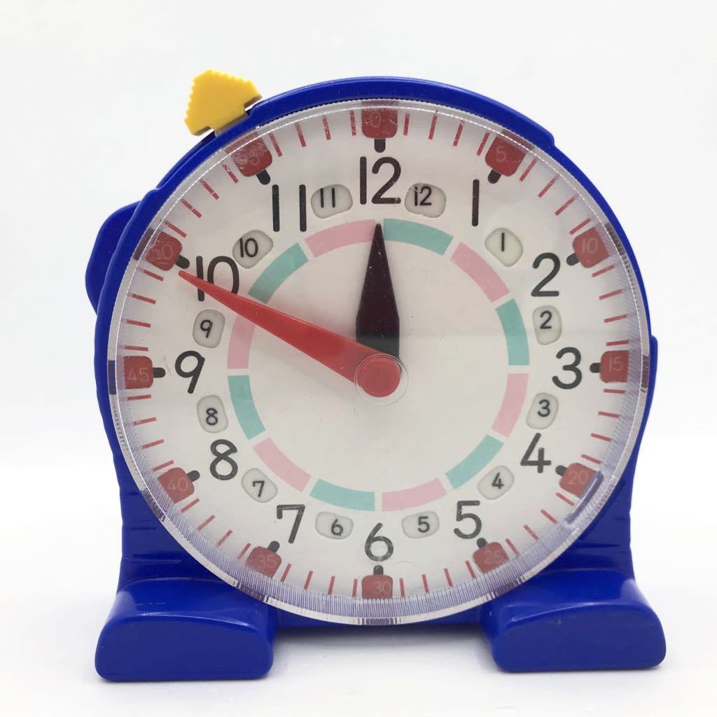 算数セット 時計 美品 知育玩具 学校教材 計算 時刻 レア 入手困難の画像1