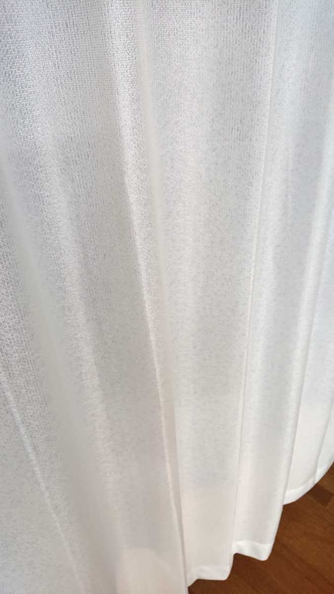 新品 防炎エコミラーレースカーテン １００X１７６cm ２枚組 遮熱 断熱 _画像6