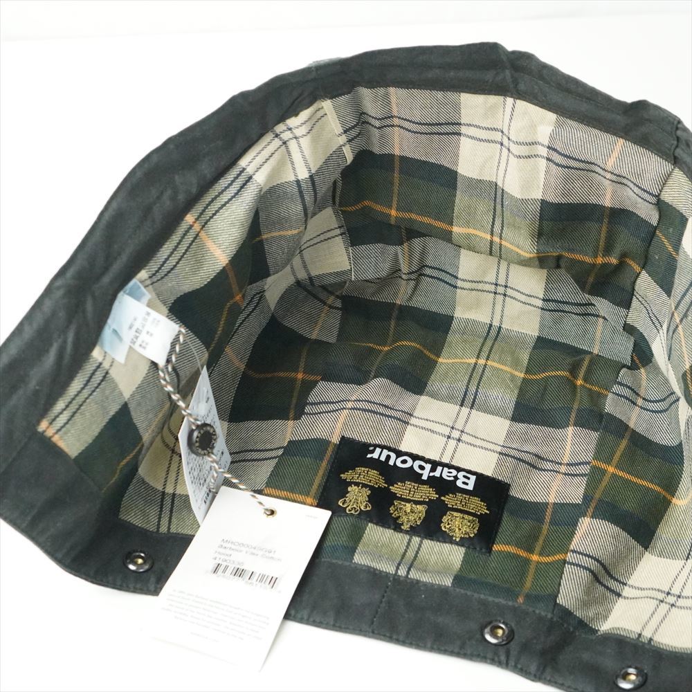 Barbour バブアー WAX COTTON HOOD ワックスコットンフード グリーン系_画像4