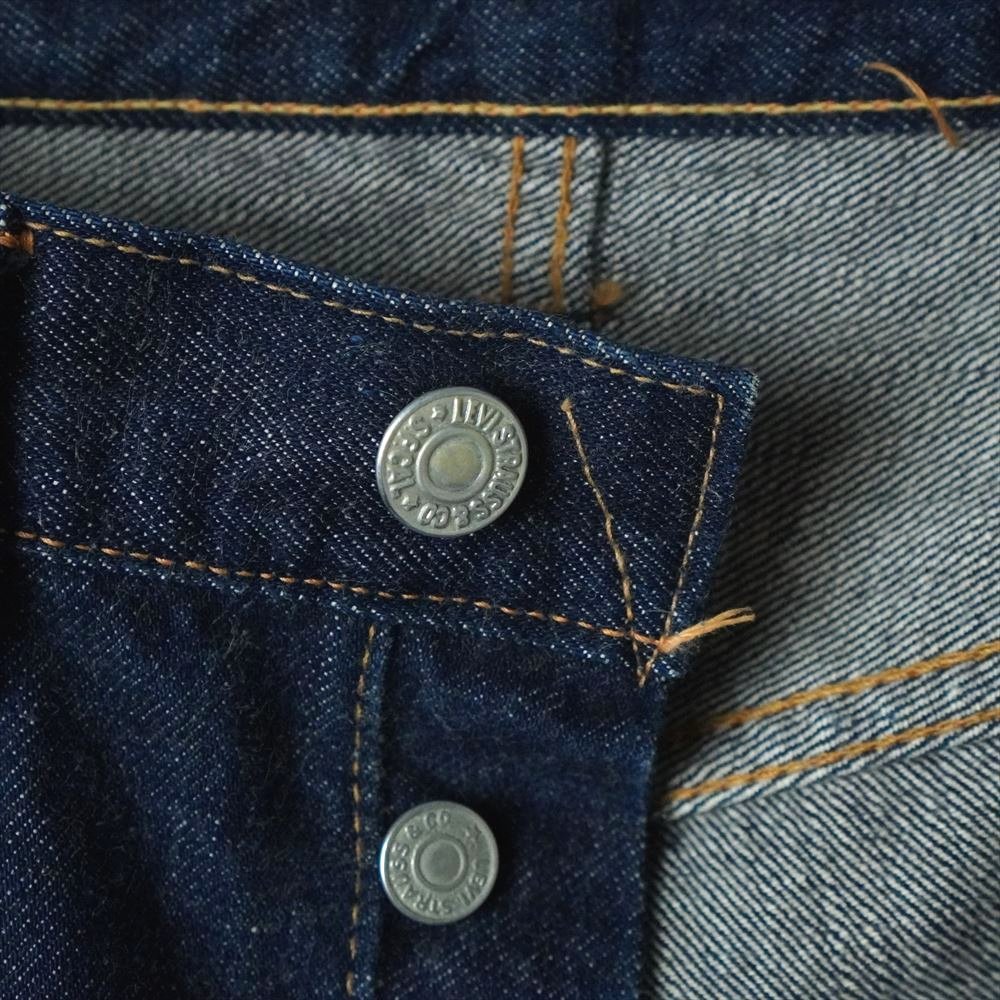 60s ビンテージ Levis リーバイス 501 E Aタイプ ビッグE ウエストシングル 初期 32/33 真っ紺 ミントコンディション_画像5