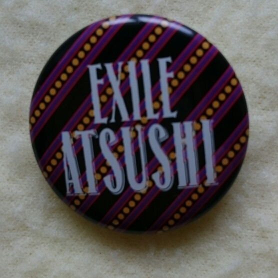 値下げ！☆EXILE　ATSUSHI☆LIVE　TOUR 2016☆缶バッジ♪♪♪_画像1