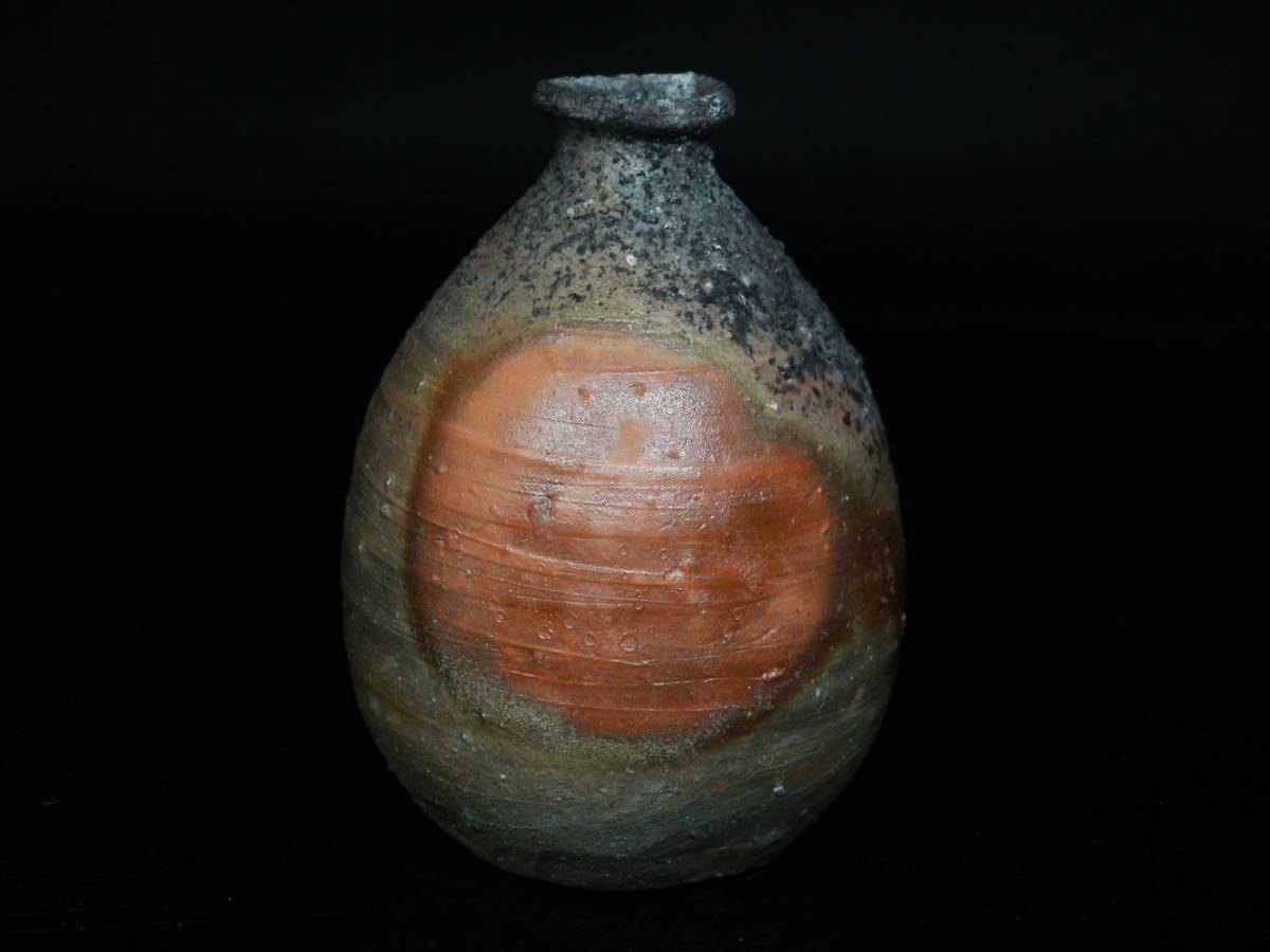 ◇備前・小西陶蔵陶藏・徳利・酒盃・共箱・酒器・検小西陶古◇aa855