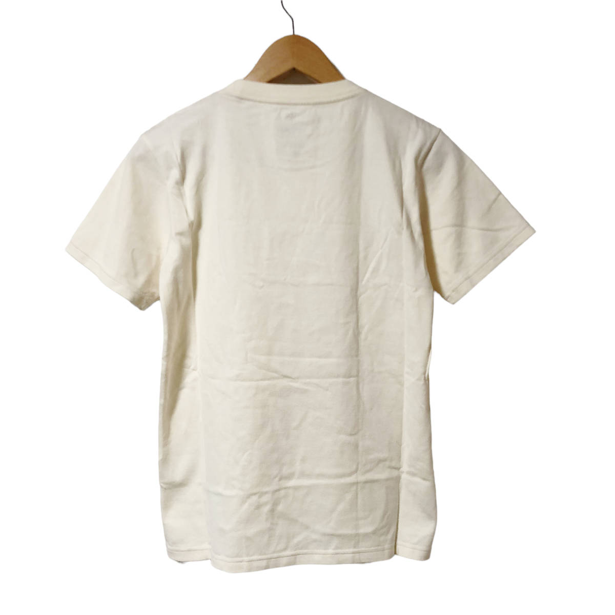 Snow Peak スノーピーク × TONEDTROUT Fishing Tshirt Tシャツ フィッシング プリント S 生成り メンズ A15_画像2