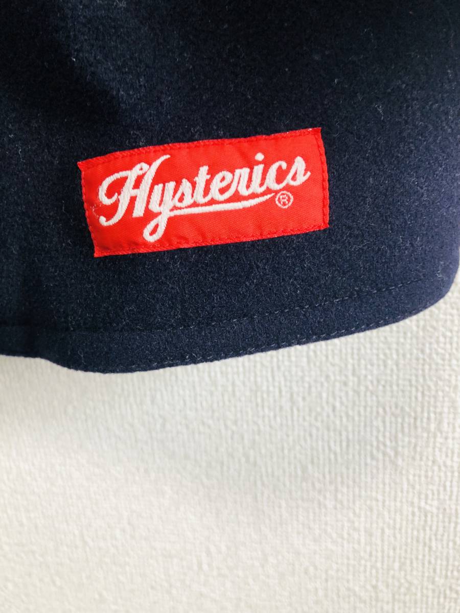 ヒステリックグラマー Pコート サイズM〜L 濃紺 HYSTERIC GLAMOUR 美品_画像3