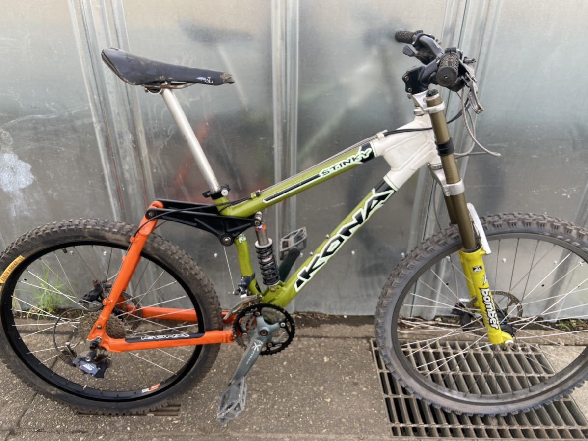 Yahoo!オークション - ジャンク品 MTB Kona stinky 24インチ 3 Yahoo!オークション - ジャンク品 MTB Kona stinky 24インチ 3