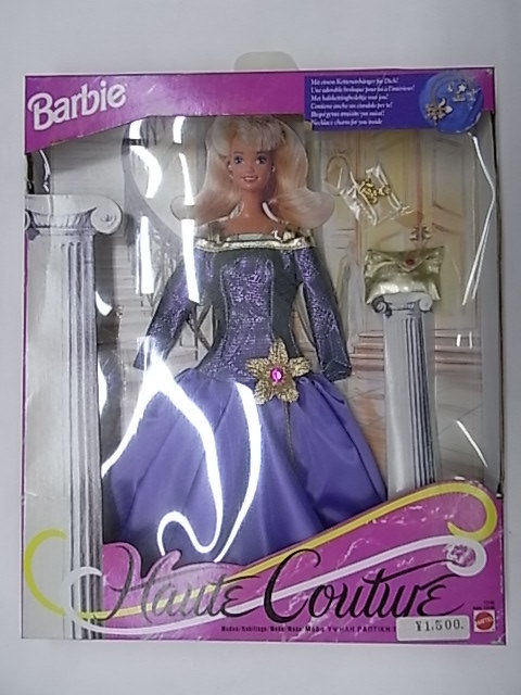 絶版新品未開封 MATTEL Barbie Haute Couture / マテル社 バービー 着せ替え ドレス 小物付きの画像1