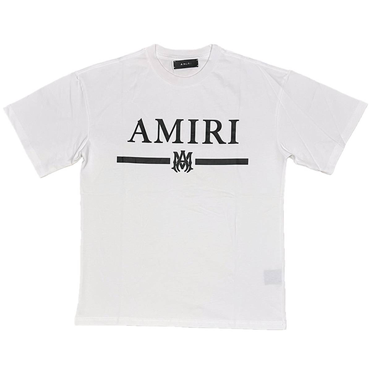 [並行輸入品] AMIRI アミリ M.A. Bar S/S T shirt MAバー 半袖 Tシャツ (ホワイト) (XL)