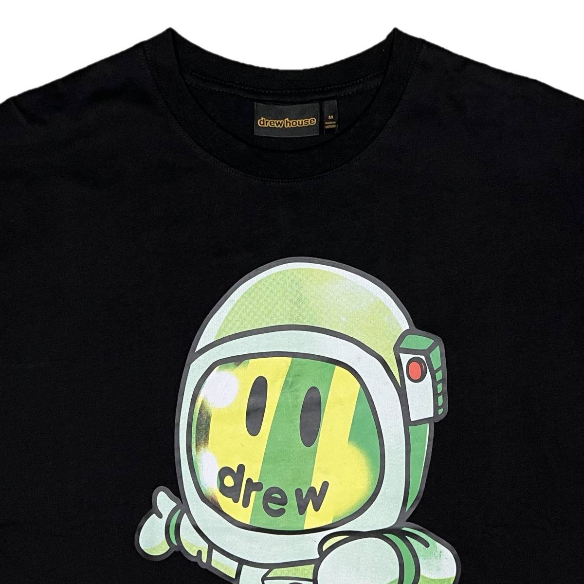 DREW HOUSE ドリューハウス Astro MASCOT プリント 半袖 Tシャツ (ブラック) (L) [並行輸入品]