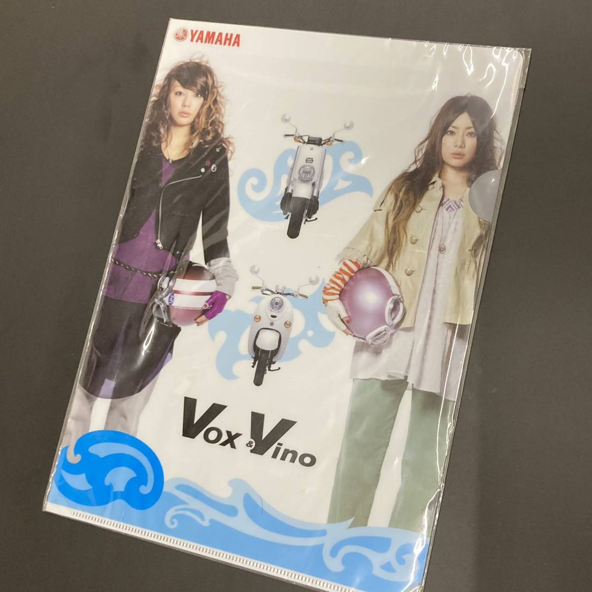 ヤマハ ホンダ パフィー 大島優子 ゴールデンボンバー コラボ 芸能人 企業タイアップ バイクメーカー A4クリアファイル 8枚セット_画像3