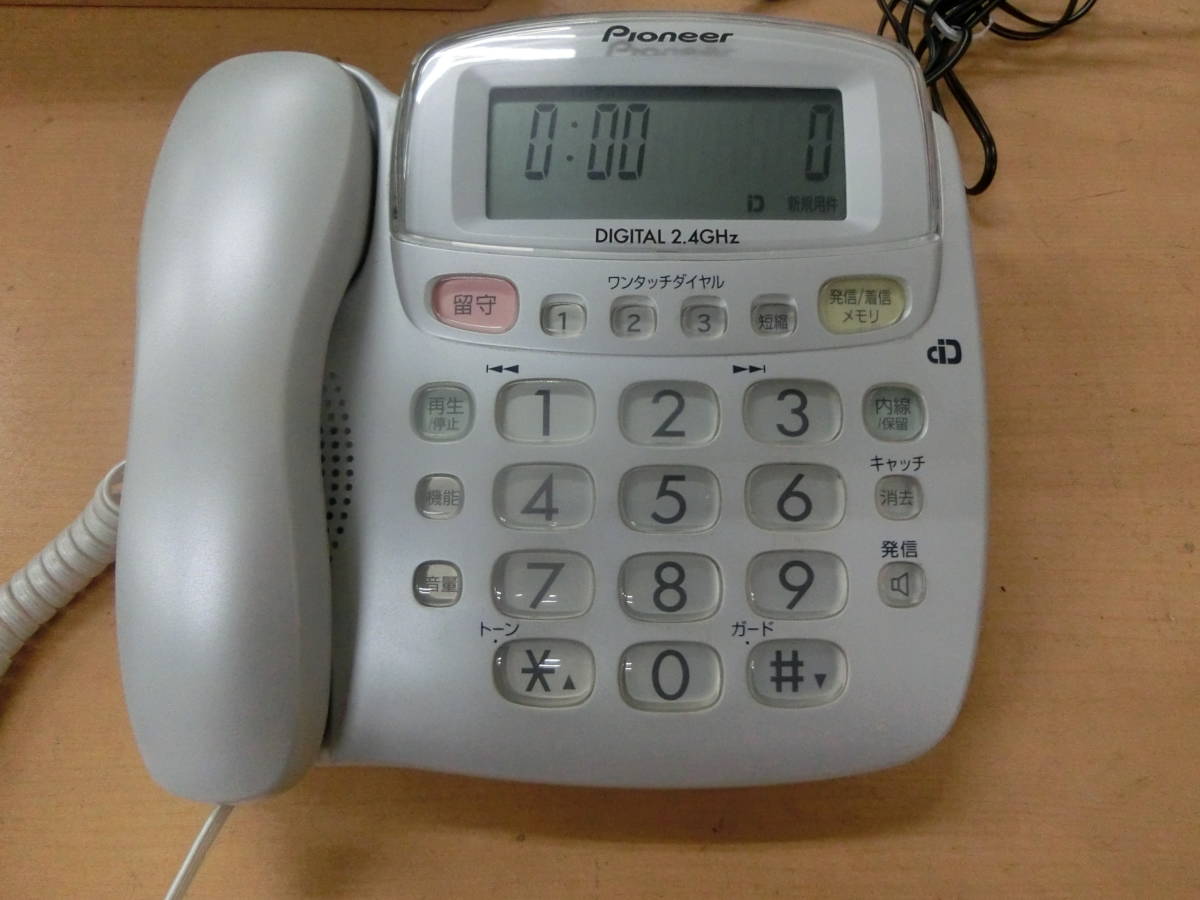  beautiful goods Pioneer/ Pioneer digital cordless answer phone machine TF-EV250D-S [58-648] * free shipping ( Hokkaido * Okinawa * remote island excepting )*
