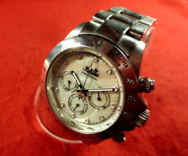 BR5A8）◎完動腕時計 送料無料(定形外)★ヴィバーク数量300個限定生産★クロノ重量