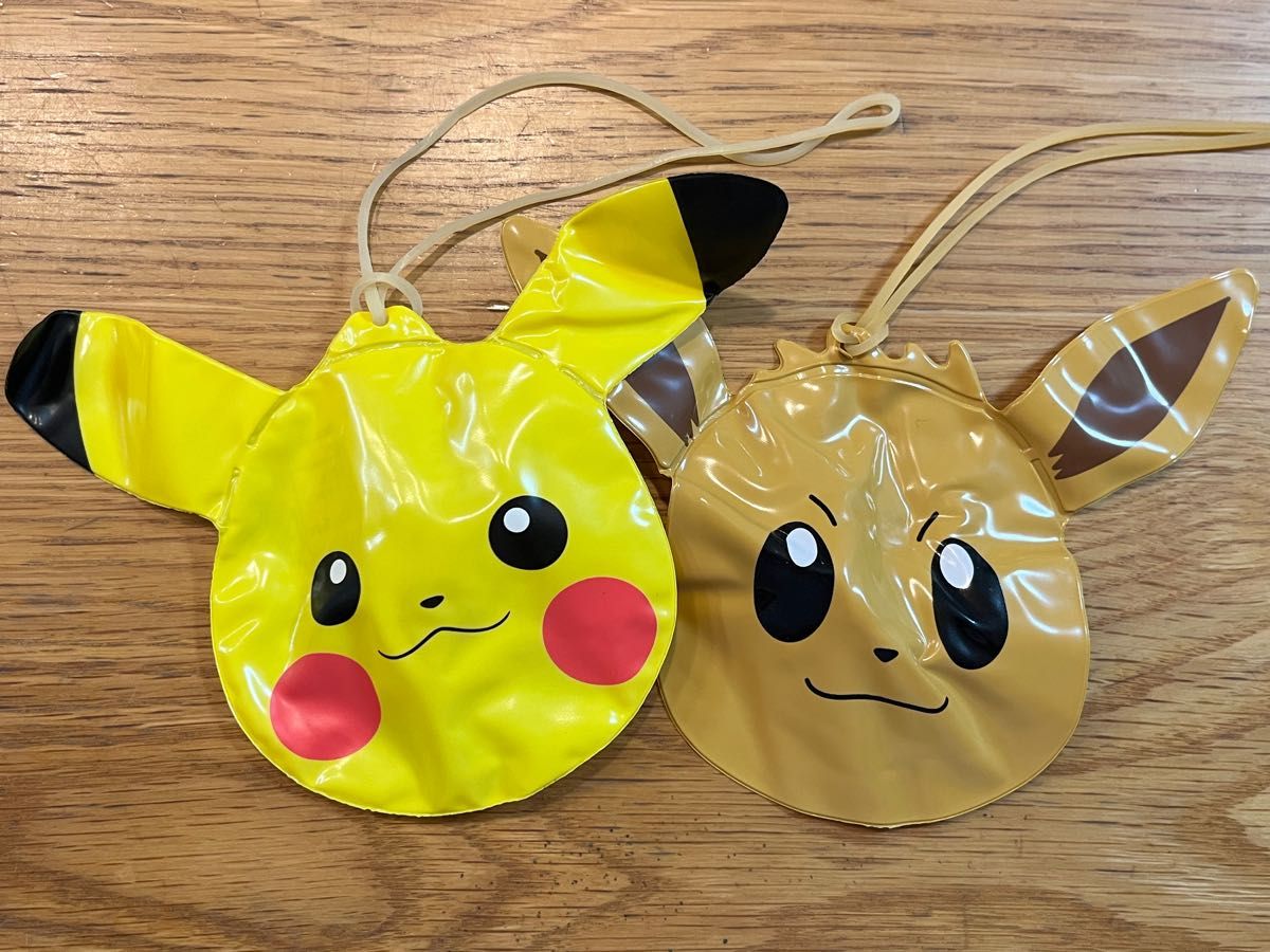 ★ピカチュウとイーブイ2個セット★夏祭りの余りです★ポケモン夏祭りビニール景品★新品未使用