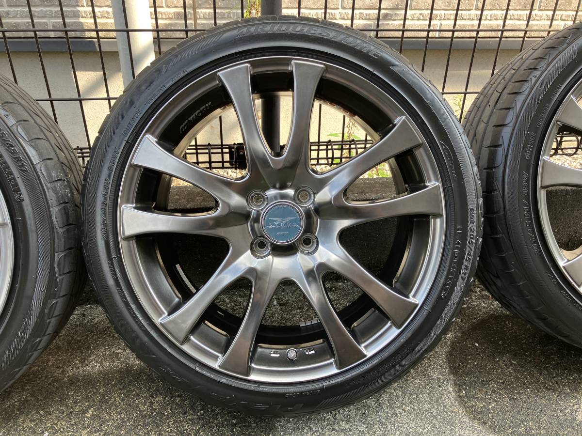 WORK STEEZ 17インチアルミホイール・タイヤセット 1台分4本セット