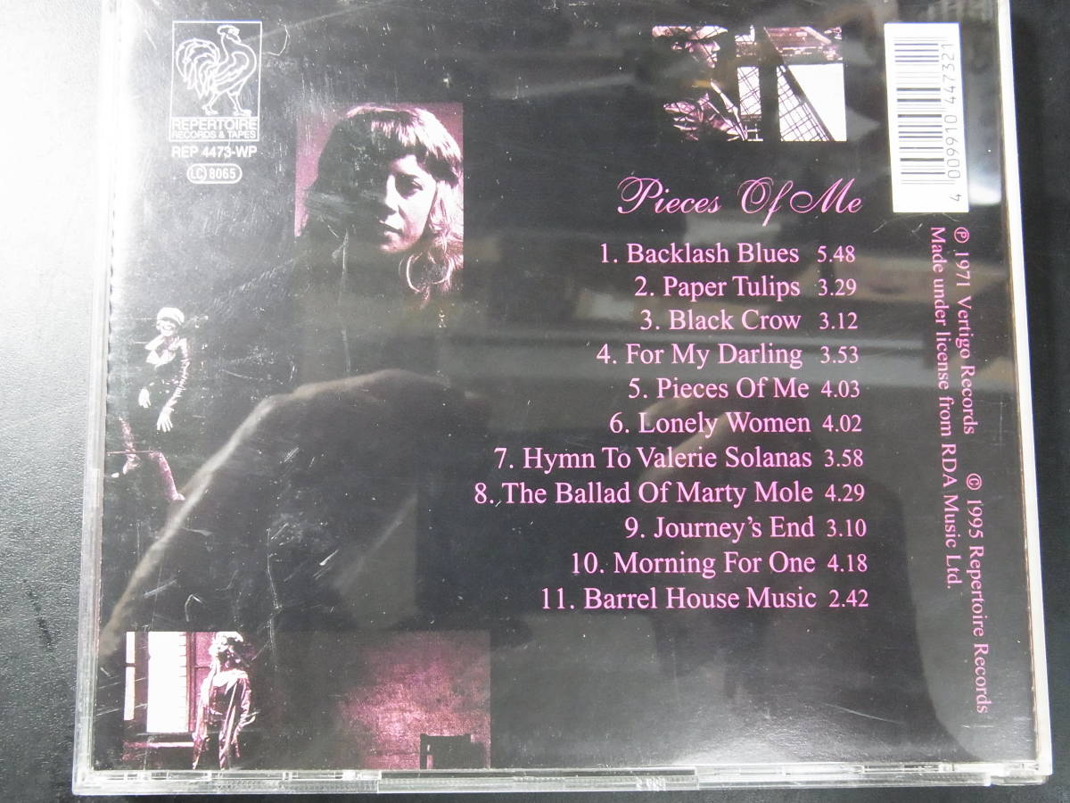 CD ◎ 輸入盤～Linda Hoyle Pieces Of Me レーベル:Repertoire Records REP4473-WP GERMANY_画像2