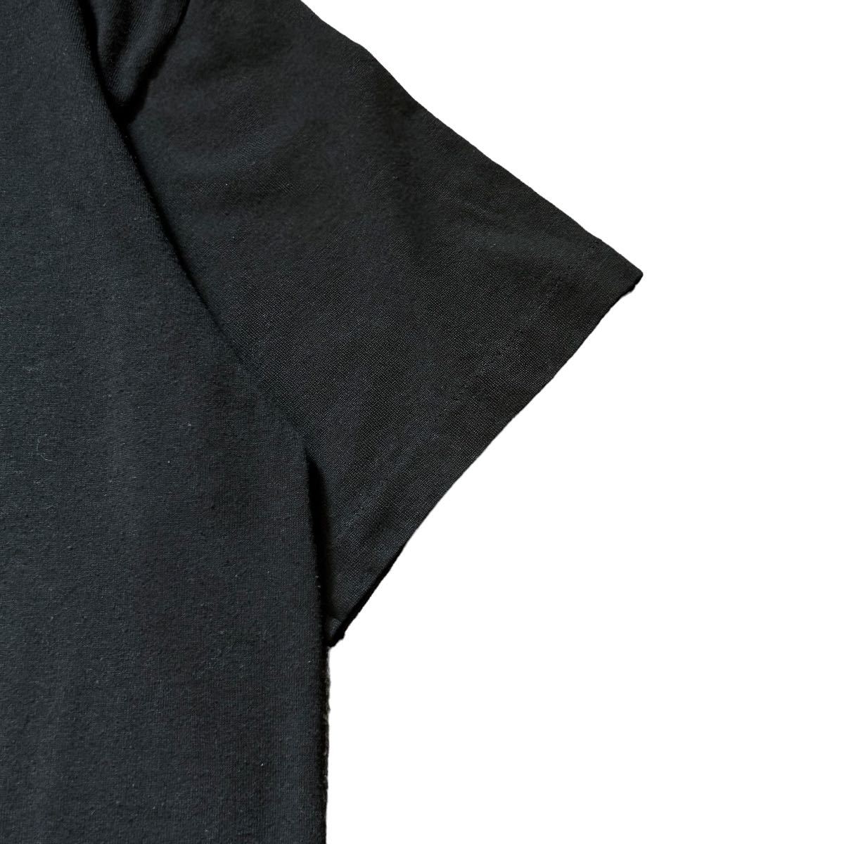 USA製 80’s〜 JERZEES ジャージーズ ヴィンテージ Tシャツ 黒 ブラック Lサイズ ディズニー ミッキー キャラクター ベルバシーン 90年代_画像6