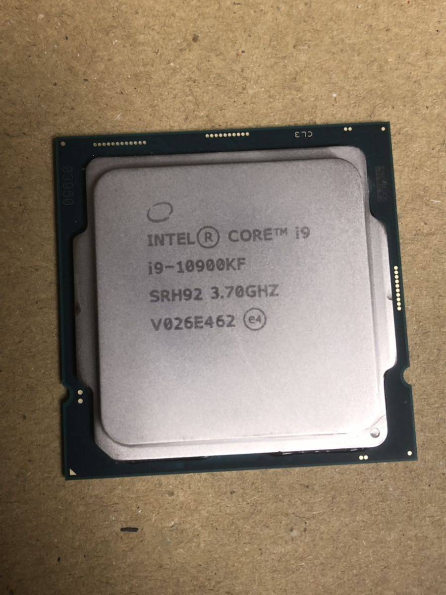 数量は多い インテル 1枚 LGA1200 3.7GHz 10コア SRH92 i9-10900KF