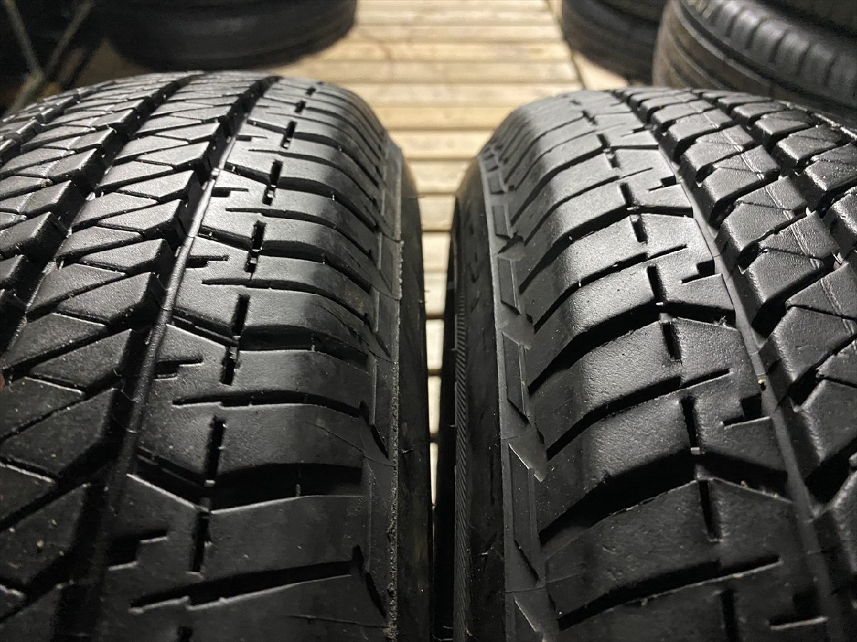 N-0879【中古タイヤ】175/80R16 ブリジストン DUELER H/T 684II 8分山×2本 ジムニーに【福岡 店頭交換OK】_画像4