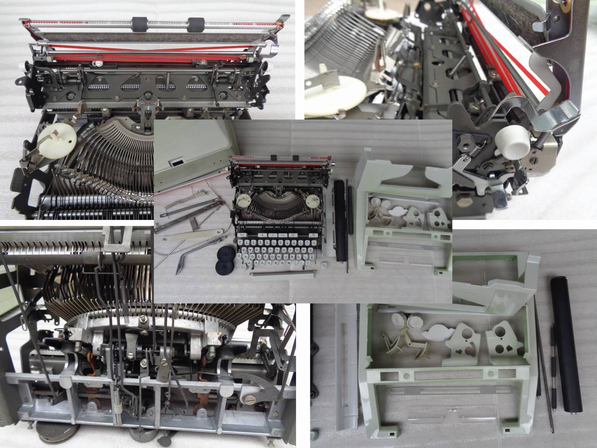 完働品　HERMES 3000 エルメスタイプライター　1973年製　ポップ調にカスタムカラー　_画像2