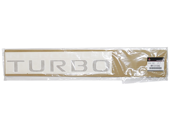 [ Mitsubishi original ] INTERCOOLER TURBO side emblem decal seal Jeep J55 MR731592