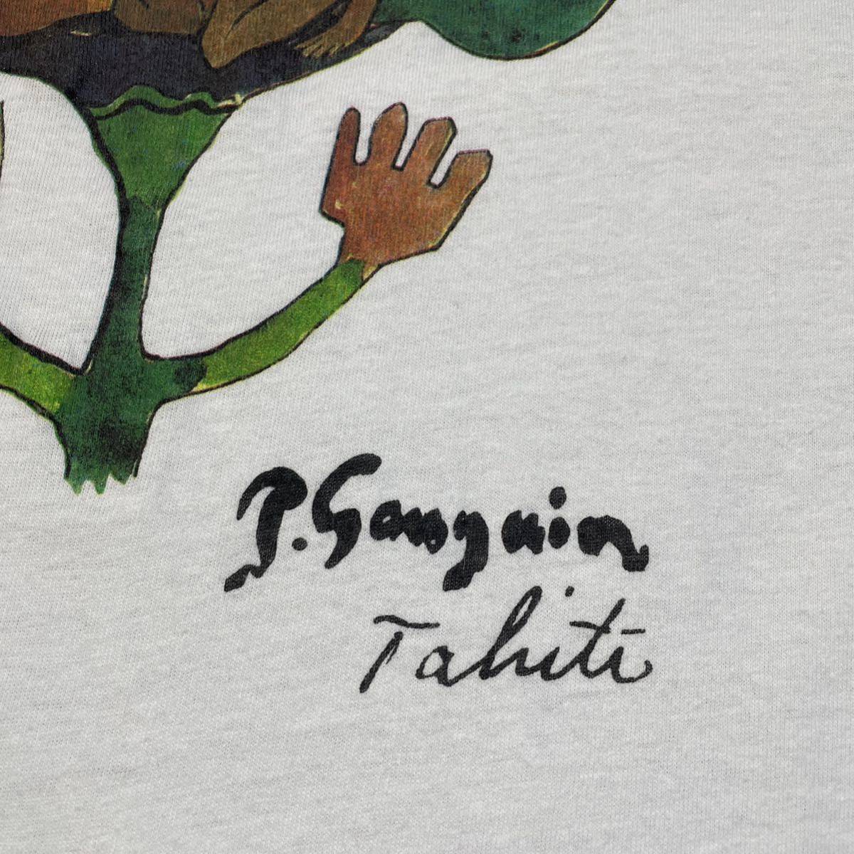80s ポール ゴーギャン tシャツ Paul Gauguin art アート vintage 