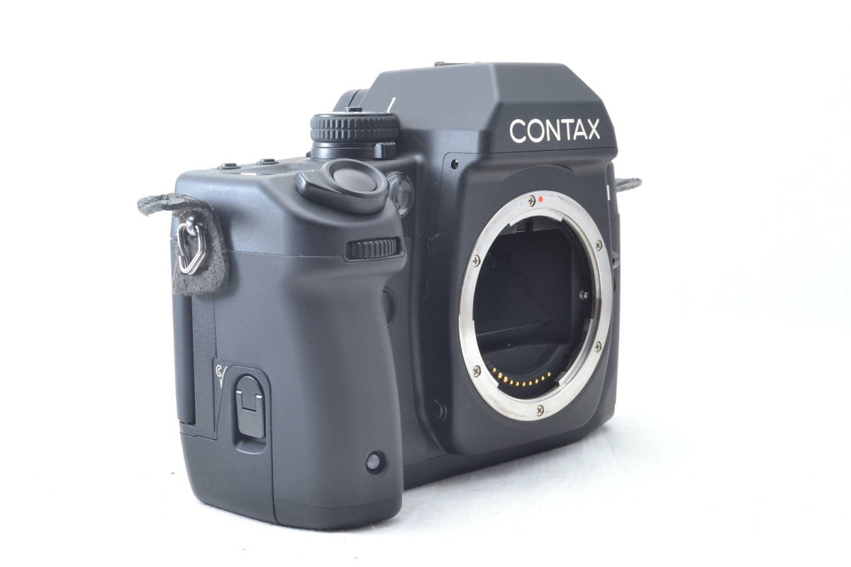 美品 コンタックス Contax N1 一眼レフ AF フィルムカメラ ボディ 箱 説明書 ストラップ #5261_画像3