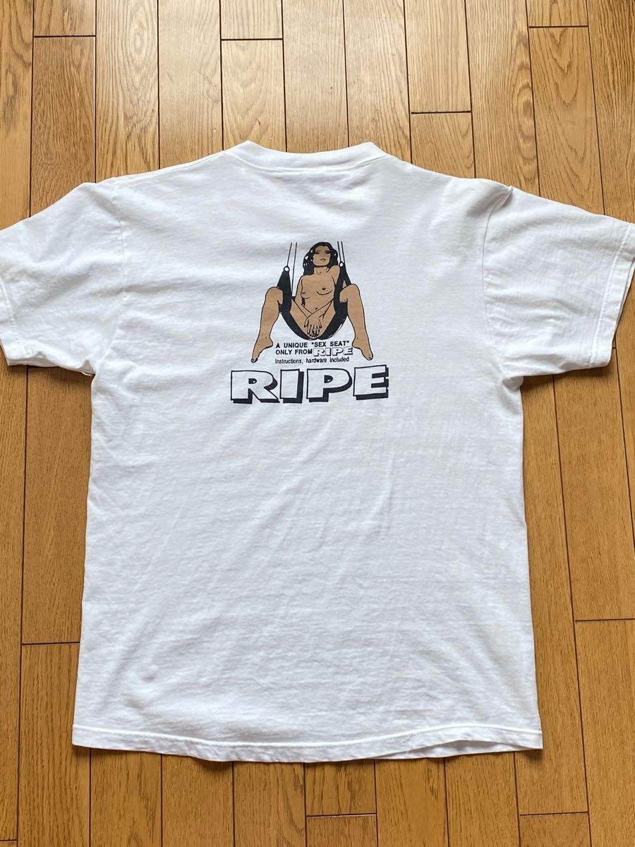 RIPE 90s vintage ヴィンテージ 希少 激レア Tシャツ エロT ビンテージ オールドサーフ オールドスケート