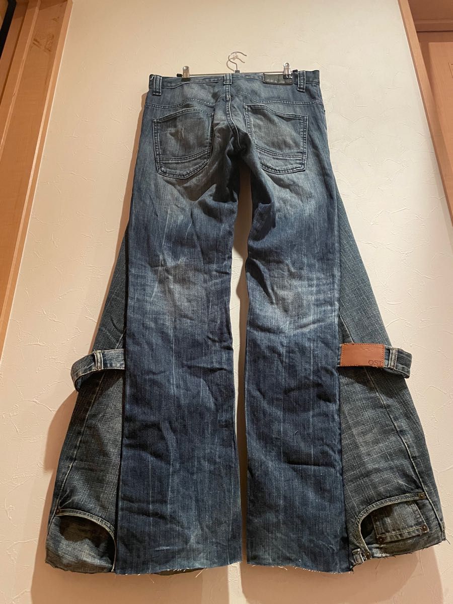 リーバイス リメイク Levi´´s 一点物 フレアパンツ デニムパンツ Yahoo