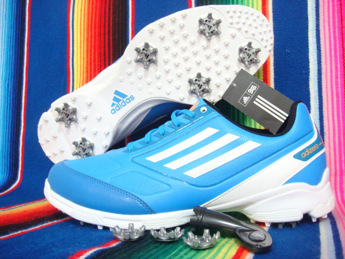 100%安い 未使用□adidas□アディダス□GOLF□水色□adizero□ゴルフ