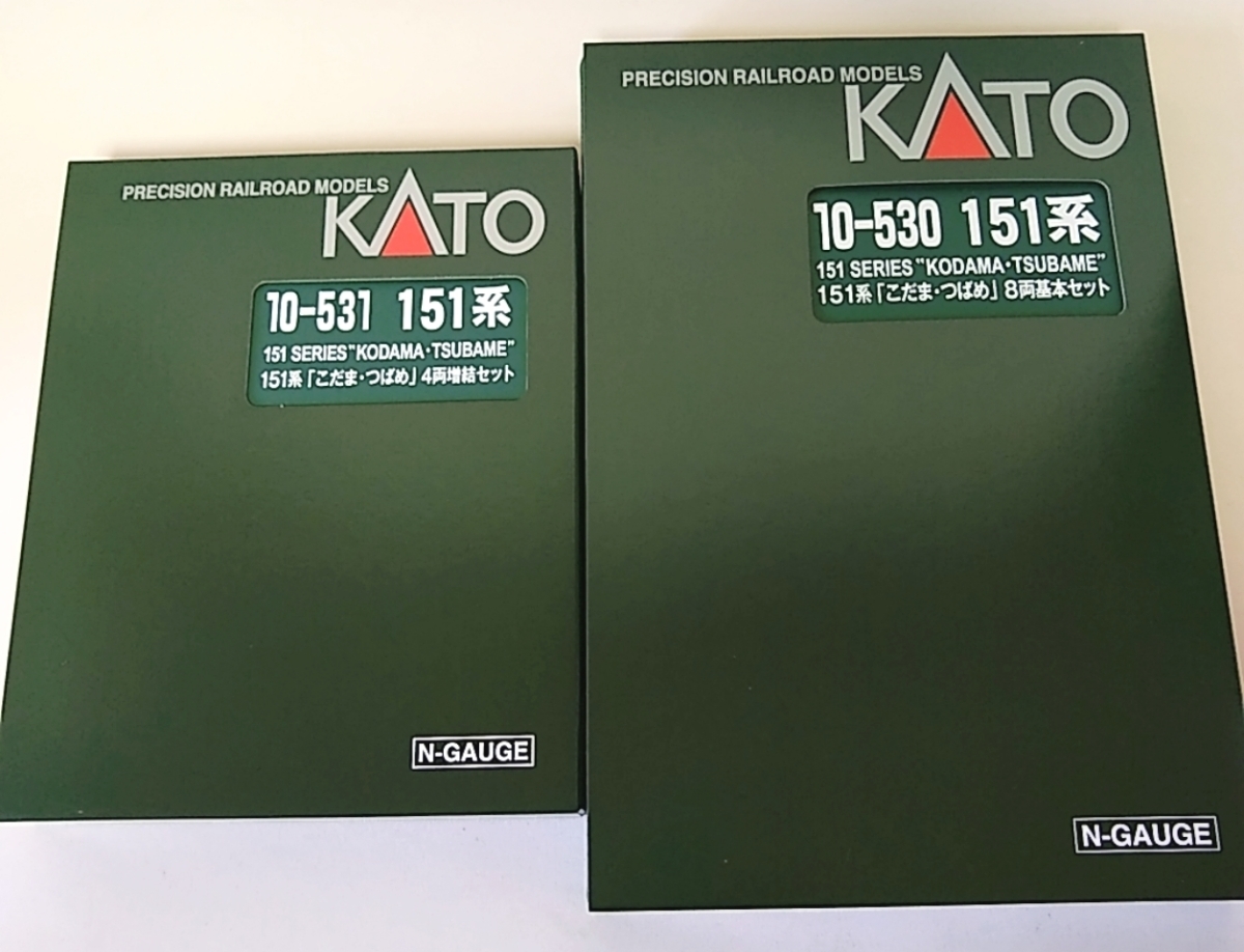 KATO 10-530 151系 「こだま・つばめ」8両基本セット + 10-531 ４両増結セット 　カトー Nゲージ 特急 電車 鉄道模型_画像4