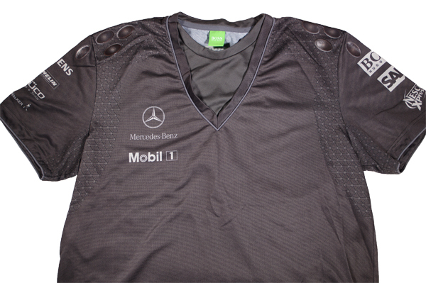 [ not for sale ]2006 McLAREN * Mercedes F1 supplied goods race shirt L HUGO BOSS* Kimi *lai connector n Japan GP