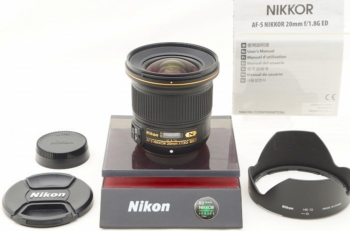 正規品! 20mm NIKKOR AF-S ニコン Nikon ☆極上美品☆ F1.8 ♯23072109